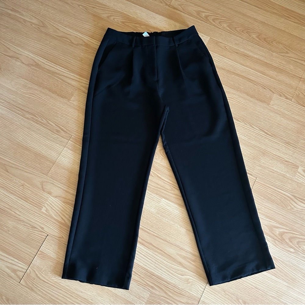 Old Navy Black Extra High Rise Taylor Wide Leg Trousers Women’s Large